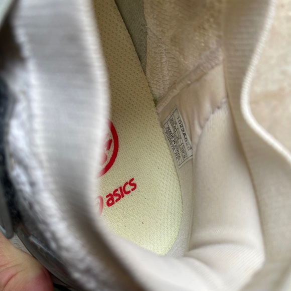 Asics woman's kayano 25 OBI running shoes white grey size 8 US - Picture 8 of 9